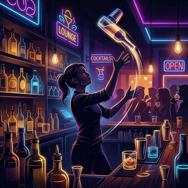 Bartender Silhouette